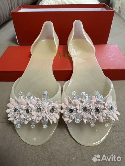 Балетки открытые