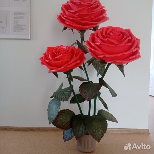 Цветы из изолона