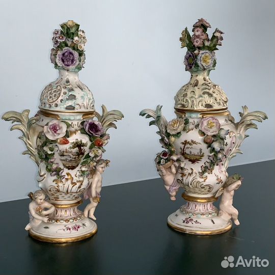 Вазы Meissen. Оригинал