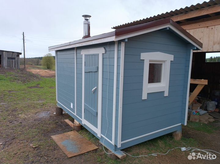 Баня из бруса 4 метра