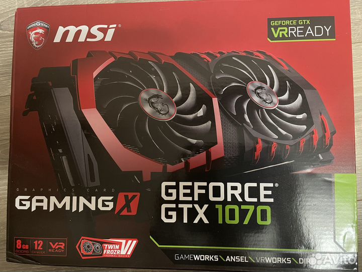 Продам коробки от видеокарт