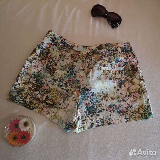 Шорты с цветочным узором