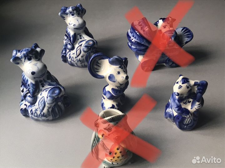 Продам фигурки Гжель