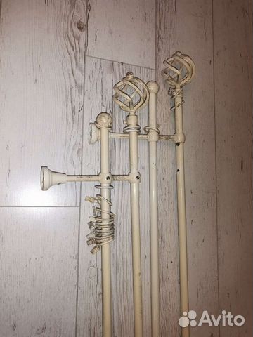 Карниз для штор (гардина) 2.4 м (металл)