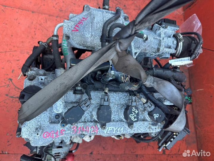 Двигатель Nissan Ad VFY11 QG15DE 2004