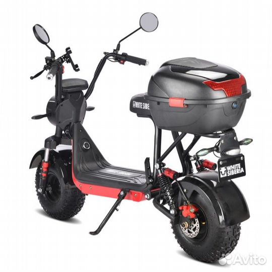 Электроскутер white siberia mini R 2.0 1200W