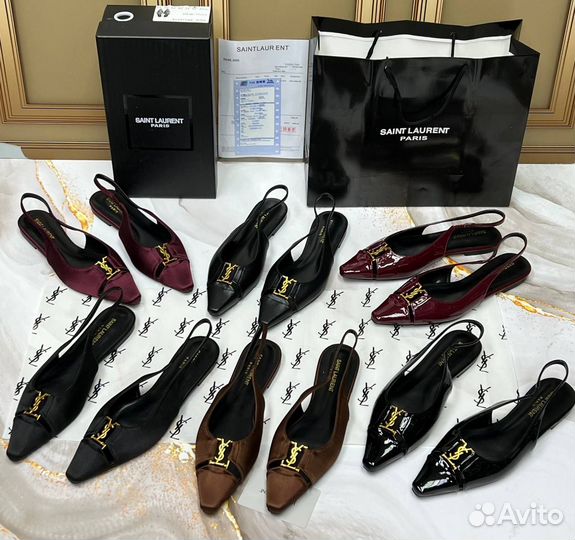 Туфли Босоножки Saint Laurent Ysl Размер 36-40