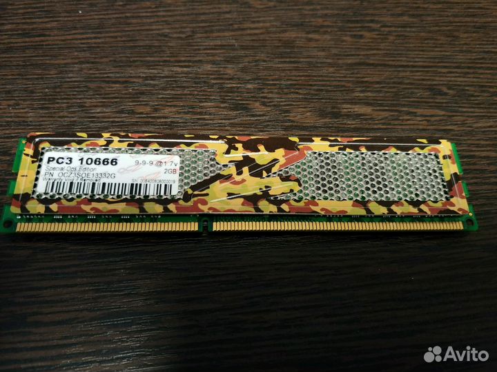 OCZ DDR3 модуль памяти 2 Гб