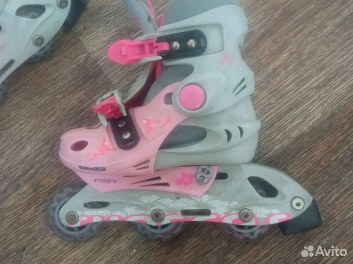 Роликовые коньки детские раздвижные