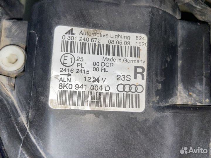 Фара правая 8K0941004D Audi A4 B8 8K 8K2 8K5 8K094