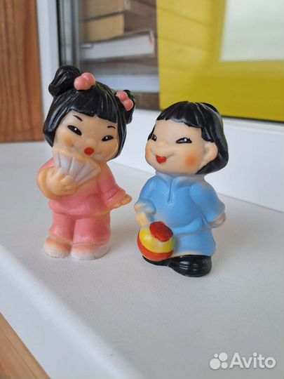 Резиновые игрушки СССР Народы мира