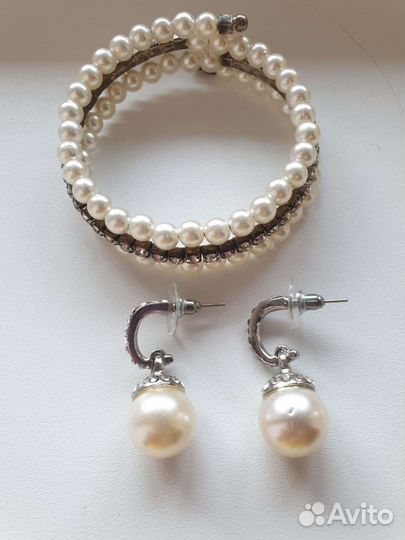 Серьги и браслет
