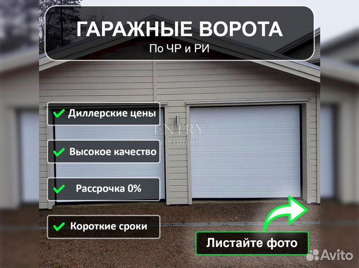 Секционные ворота