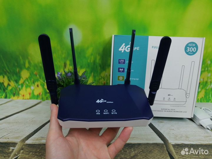 Роутер wi-fi R8B с сим картой 4G, 300Mbps