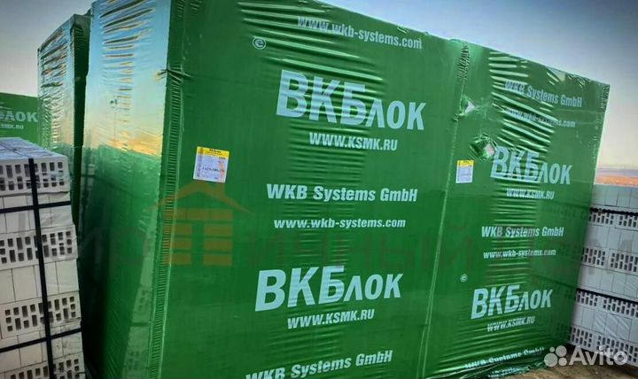 Газоблок вк-Блок 625х250х250