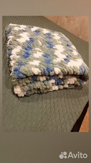 Плед детский плюшевый