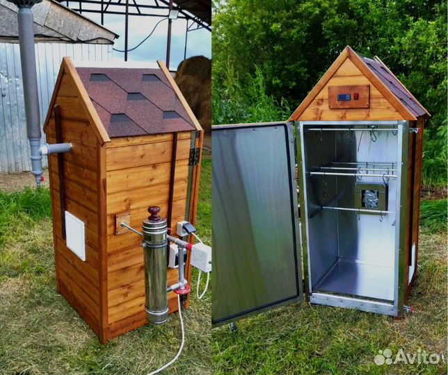 Коптильная камера горячего и холодного копчения