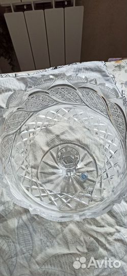 Вазы для фруктов хрусталь Гусь хрустальный