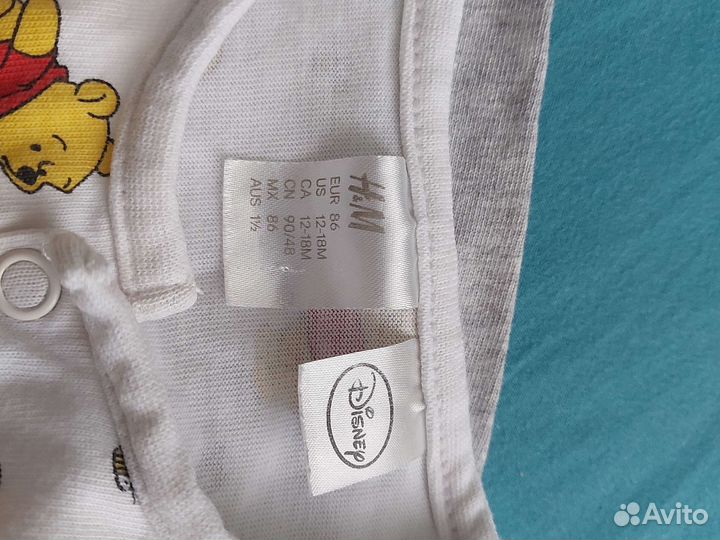 Пиджамы h&m, размер 86