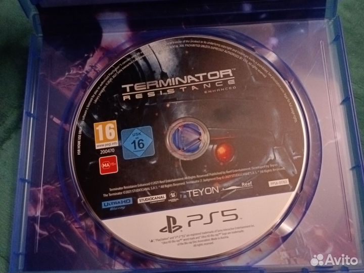 Диск на ps5 Terminator