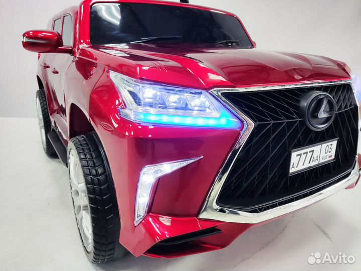 Детский электромобиль Lexus LX-570, красный