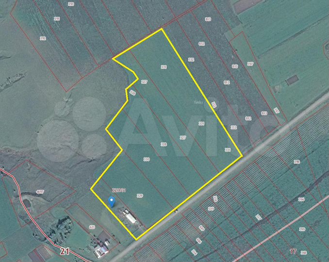 Участок 7,77 га (СНТ, ДНП)