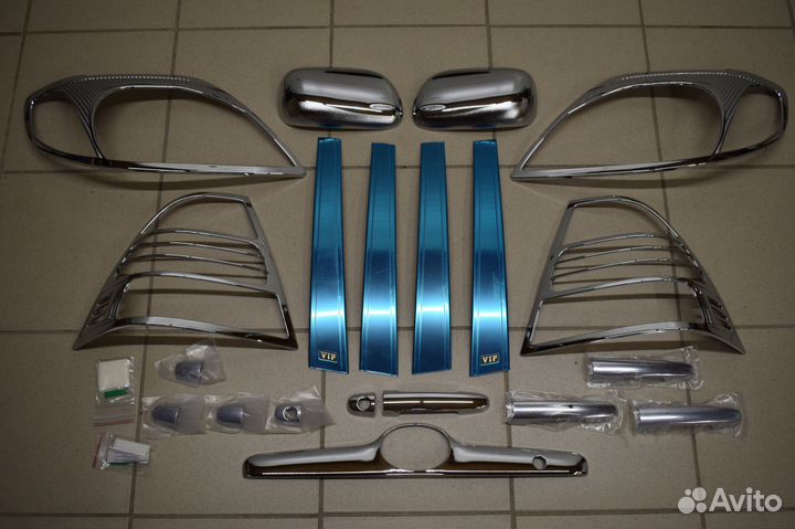 Toyota Corolla 2001-2003г. накладки