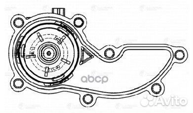 Термостат audi Q7 06/A6 11- 3.0T (с корпусом)