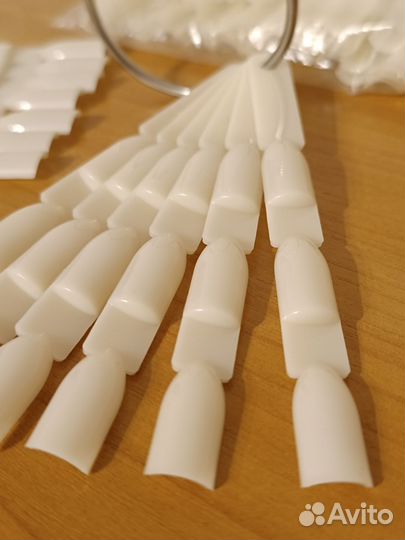 Дисплей-веер тройной типсы для выкраски