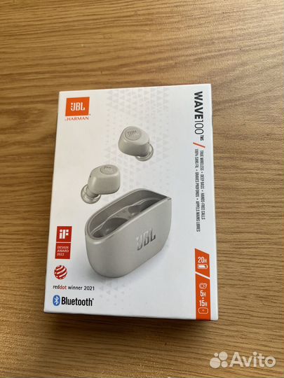 Наушники JBL Wave 100TWS Серый