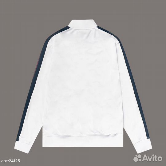 Олимпийка ellesse белая на молнии утепленная 52(L/XL)