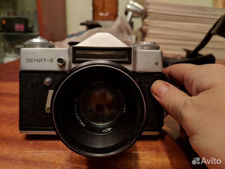 Фотоаппарат Зенит Е + Объектив Helios 44-2
