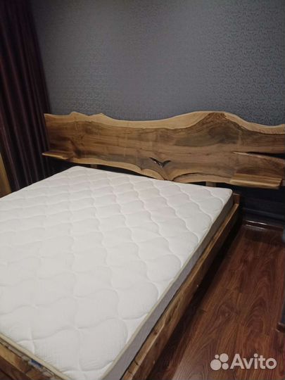 Кровати из слеба, массив, ручная работа