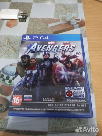 Игра Marvel avengers ps4 на русском диск