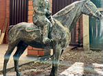 Бронзовая статуэтка конь ворошилов 140 кг