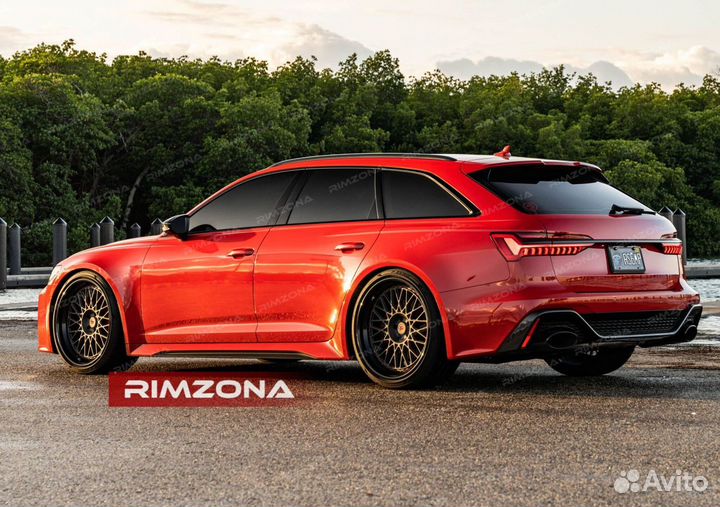 Кованые диски R21 на Audi RS6