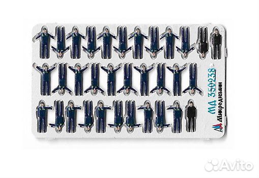 Микродизайн Матросы Вмф России в движении, 1/350