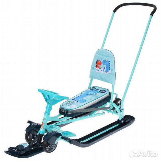 Детский снегокат с колесами