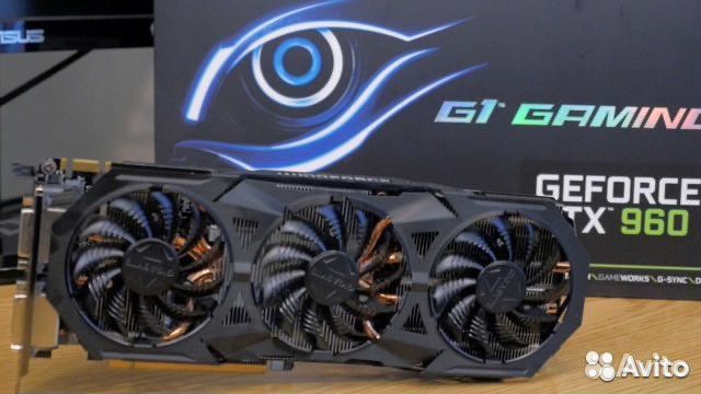 Видеокарта GeForce GTX 960 Windforce 4 gb