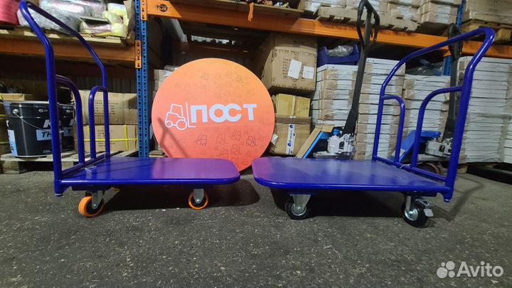 Тележка двухколесная для склада