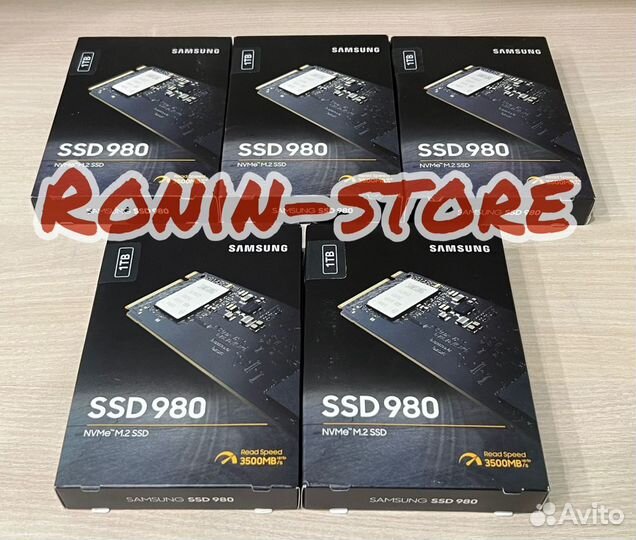 Samsung SSD 1Tb 980 NVMe M.2 (MZ-V8V1T0BW)