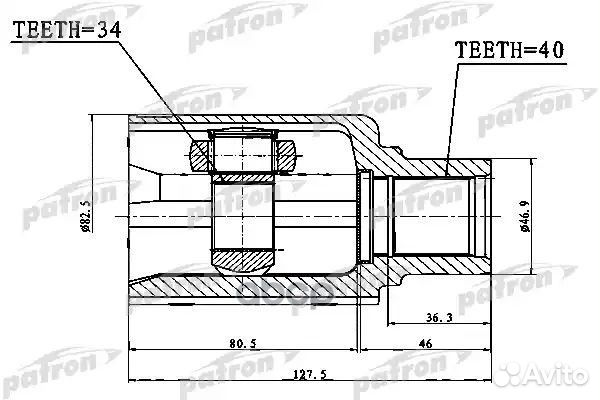 ШРУС PCV1757 patron