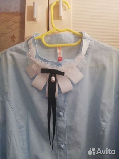 Блузка рубашка школьная Pelican