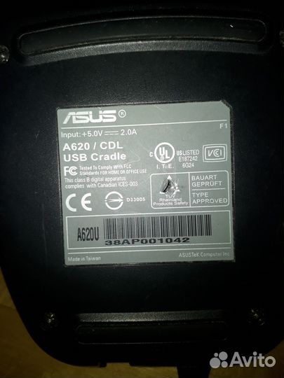 Зарядка для кпк asus A620