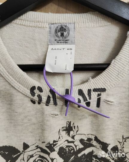 Свитшот кофта Saint Michael Jesus оверсайз