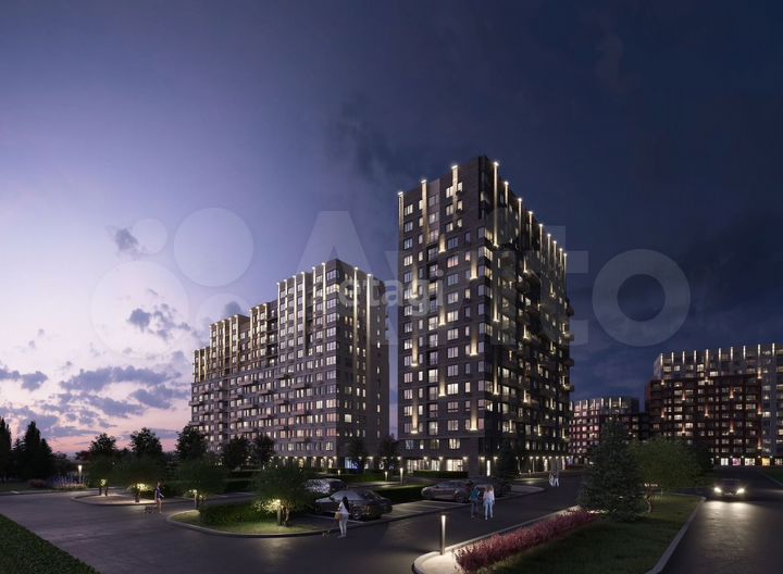 2-к. квартира, 45 м², 6/16 эт.
