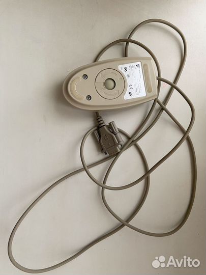 Манипулятор мышь logitech на com порт с шариком