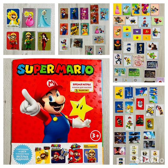 Наклейки Panini Super Mario