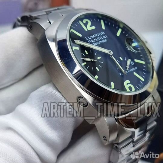 Тяжелые мужские механические часы panerai luminor