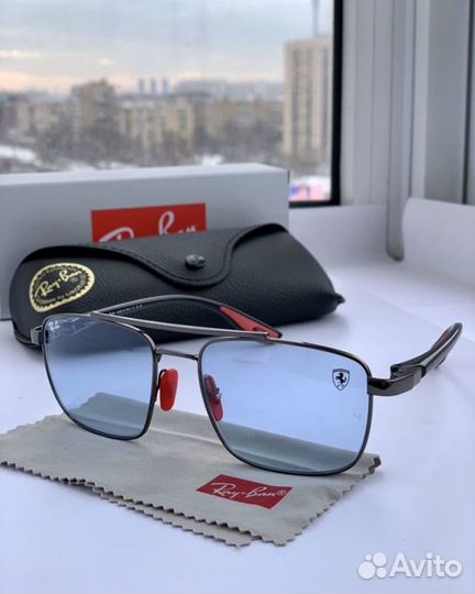 Очки ray ban ferrari прозрачные